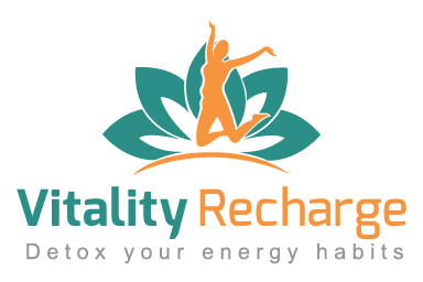 Vitality Recharge logo Lack of energy, Vitality Recharge
